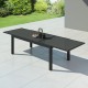 HARA XXL - Table de jardin extensible aluminium - 200/320cm - 12 places - Anthracite