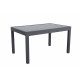 Table de jardin extensible aluminium - 135/270cm - 10 places - Anthracite  - LIO