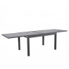 Table de jardin extensible aluminium - 135/270cm - 10 places - Anthracite  - LIO