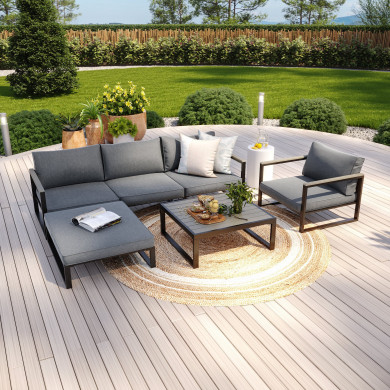 Salon de jardin angle...