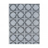 Tapis d'extérieur en plastique tressé - 150x220cm - Gris - Réversible - 100% polypropylène - 400gr / m²