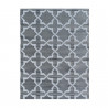 Tapis d'extérieur en plastique tressé - 150x220cm - Gris - Réversible - 100% polypropylène - 400gr / m²