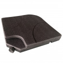 Lot de 4 dalles de parasol carrées, 80kg