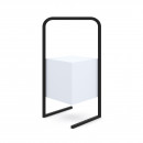 Lampe baladeuse extérieur de table carrée sans fil LED rechargeable, 7 couleurs