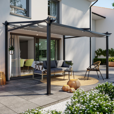 Tonnelle/Pergola mural en...