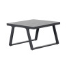 Salon de jardin fonctionnel modulable en aluminium design - Gris Anthracite