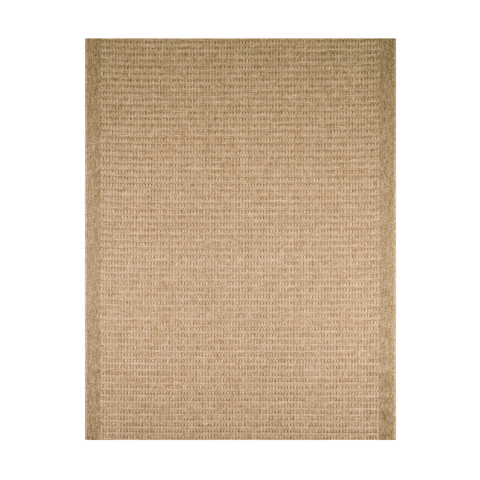Tapis extérieur -60x180cm - naturel - 100% polypropylène résistant aux UV - 1400 gr/m²