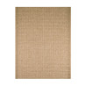 Tapis extérieur -60x180cm - naturel - 100% polypropylène résistant aux UV - 1400 gr/m²