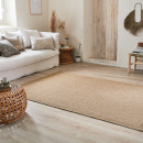 Tapis extérieur -60x180cm - naturel - 100% polypropylène résistant aux UV - 1400 gr/m²