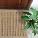 Tapis extérieur - 60x90cm - naturel - 100% polypropylène résistant aux UV - 1400 gr/m²