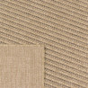 Tapis extérieur - 60x90cm - naturel - 100% polypropylène résistant aux UV - 1400 gr/m²