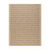 Tapis extérieur - 80x150cm - naturel - 100% polypropylène résistant aux UV - 1400 gr/m²