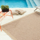 Tapis extérieur - 120x170cm - naturel - 100% polypropylène résistant aux UV - 1400 gr/m²