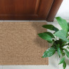 Tapis extérieur - 60x90cm - naturel - 100% polypropylène résistant aux UV - 1400 gr/m²