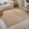Tapis extérieur - 120x170cm - naturel - 100% polypropylène résistant aux UV - 1400 gr/m²