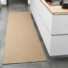 Tapis extérieur - 80x150cm - naturel - 100% polypropylène résistant aux UV - 1400 gr/m²