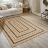 Tapis extérieur - 60x90cm - naturel - 100% polypropylène résistant aux UV - 1400 gr/m²