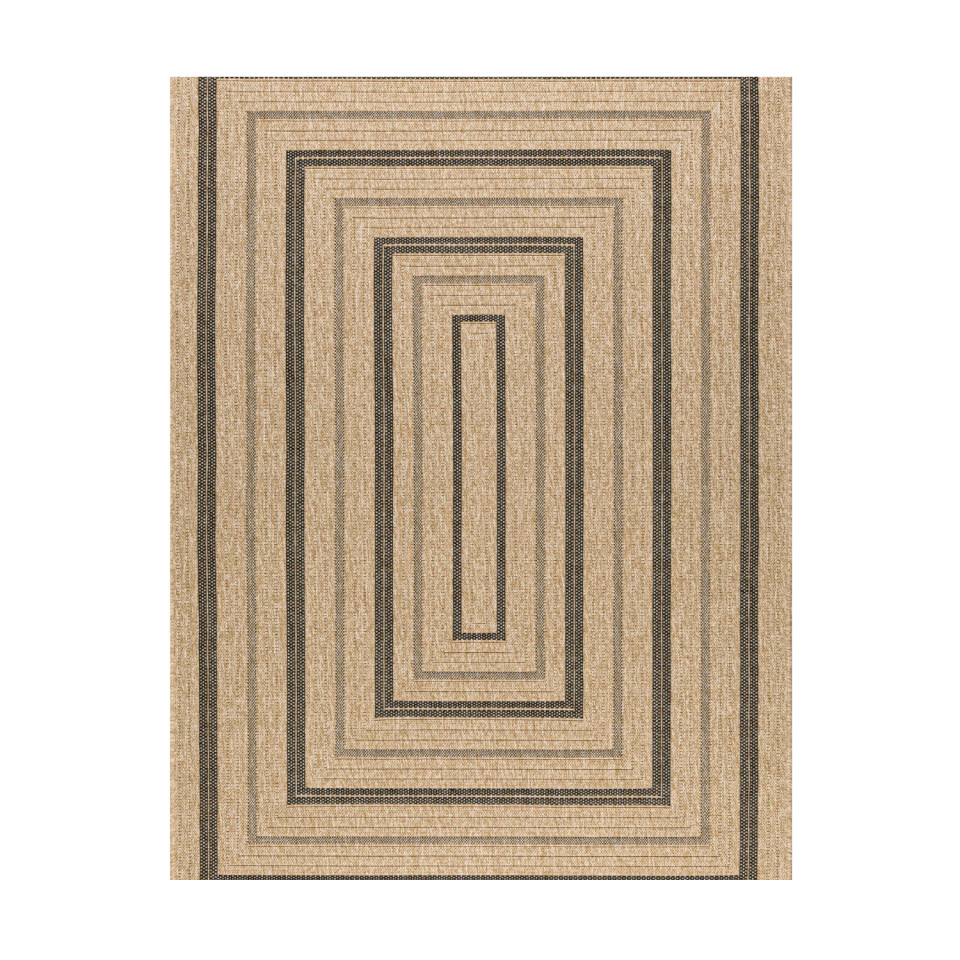 Tapis extérieur - 60x90cm - naturel - 100% polypropylène résistant aux UV - 1400 gr/m²