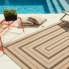 Tapis extérieur - 60x90cm - naturel - 100% polypropylène résistant aux UV - 1400 gr/m²