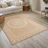 Tapis extérieur - 120x170cm - naturel - 100% polypropylène résistant aux UV - 1400 gr/m²