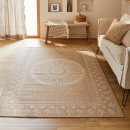 Tapis extérieur - 120x170cm - naturel - 100% polypropylène résistant aux UV - 1400 gr/m²