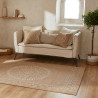 Tapis extérieur - 120x170cm - naturel - 100% polypropylène résistant aux UV - 1400 gr/m²