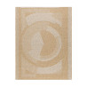 Tapis extérieur - 120x170cm - naturel - 100% polypropylène résistant aux UV - 1400 gr/m²