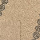 Tapis extérieur - 80x150cm - naturel - 100% polypropylène résistant aux UV - 1400 gr/m²