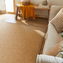 Tapis extérieur - 120x170cm - naturel - 100% polypropylène résistant aux UV - 1400 gr/m²