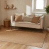 Tapis extérieur - 120x170cm - naturel - 100% polypropylène résistant aux UV - 1400 gr/m²