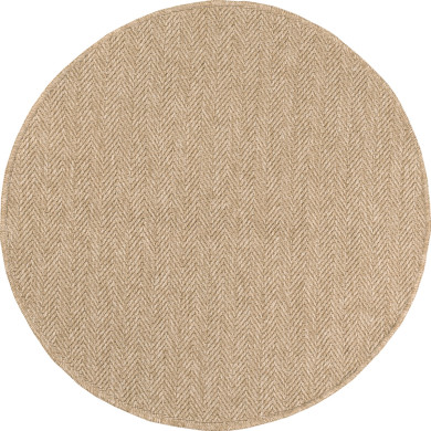 Tapis extérieur rond -...