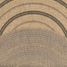 Tapis extérieur rond - 80cm - naturel - 100% polypropylène résistant aux UV - 1400 gr/m²