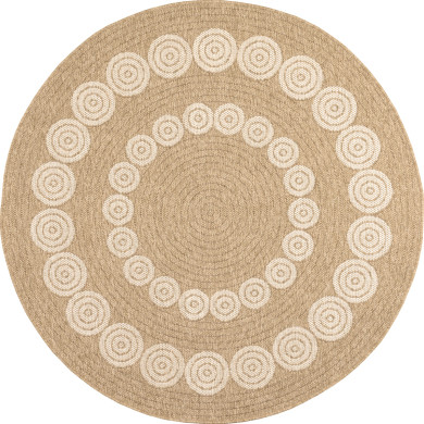Tapis extérieur rond -...
