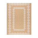Tapis extérieur - 200x290cm - naturel - 100% polypropylène résistant aux UV - 1400 gr/m²