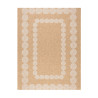 Tapis extérieur - 200x290cm - naturel - 100% polypropylène résistant aux UV - 1400 gr/m²