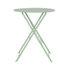 Table et chaises pliantes bistrot balcon terrasse- 2 places - Vert
