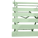 Table et chaises pliantes bistrot balcon terrasse- 2 places - Vert