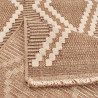 Tapis extérieur - 60x90cm - multicolore - 100% polypropylène résistant aux UV - 1400gr/m²