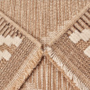 Tapis extérieur - 60x90cm - multicolore - 100% polypropylène résistant aux UV - 1400gr/m²