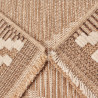 Tapis extérieur - 60x90cm - multicolore - 100% polypropylène résistant aux UV - 1400gr/m²
