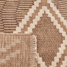 Tapis extérieur - 60x90cm - multicolore - 100% polypropylène résistant aux UV - 1400gr/m²