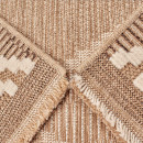 Tapis extérieur - 60x90cm - multicolore - 100% polypropylène résistant aux UV - 1400gr/m²