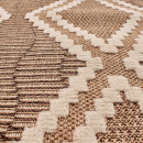 Tapis extérieur - 60x90cm - multicolore - 100% polypropylène résistant aux UV - 1400gr/m²