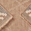 Tapis extérieur - 120x170cm - multicolore - 100% polypropylène résistant aux UV - 1400gr/m²