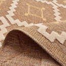 Tapis extérieur - 60x90cm - multicolore - 100% polypropylène résistant aux UV - 1400gr/m²