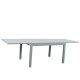 Table de jardin extensible aluminium - 135/270cm - 10 places - Gris-ANDRA