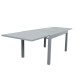Table de jardin extensible aluminium - 135/270cm - 10 places - Gris-ANDRA