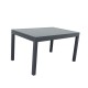 Table de jardin extensible aluminium - 135/270cm - 10 places - Gris Anthracite-ANDRA