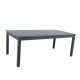 Table de jardin extensible aluminium - 220/320cm - 12 places - Gris Anthracite-ANDRA XL