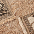 Tapis extérieur - 60x90cm - multicolore - 100% polypropylène résistant aux UV - 1400gr/m²